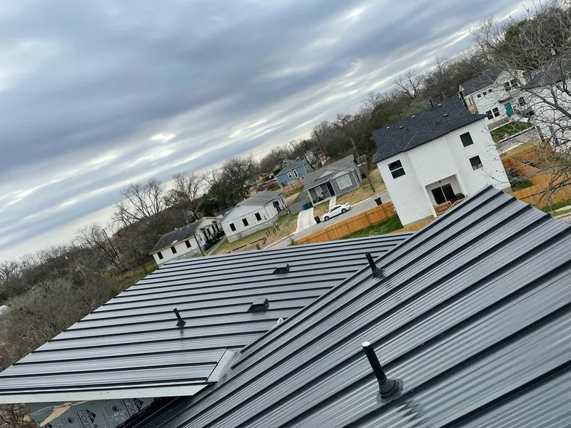 Standing seam metal roof panels with vents for Skylight Repair in Chickasaw